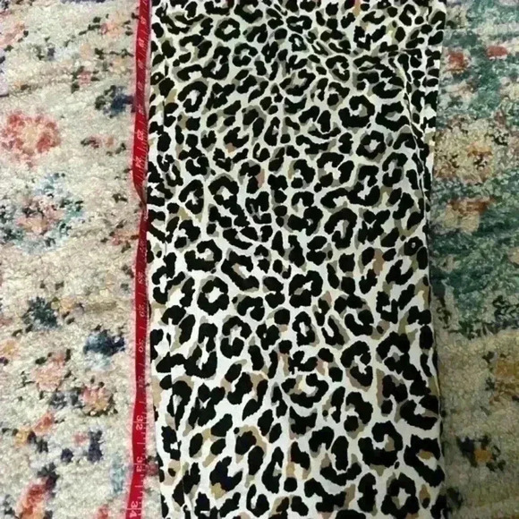 J. Crew Factory Leopard Print Pants - Picture 7 of 9